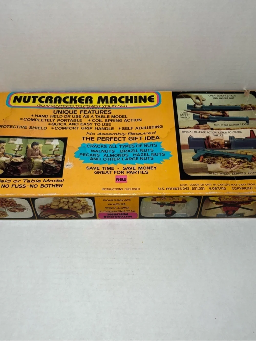 Vintage 1984 Nutcracker Machine in Box Retro Kitchen Utensil
